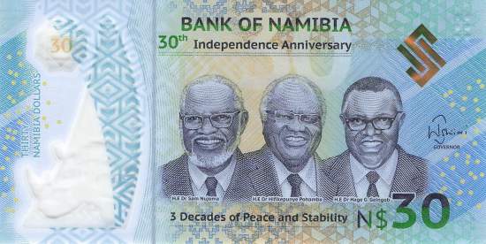 Namibia p18 30 Dollar